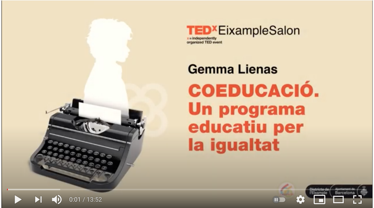 Coeducació, un programa educatiu per la igualtat | Gemma Lienas | TEDxEixampleSalon